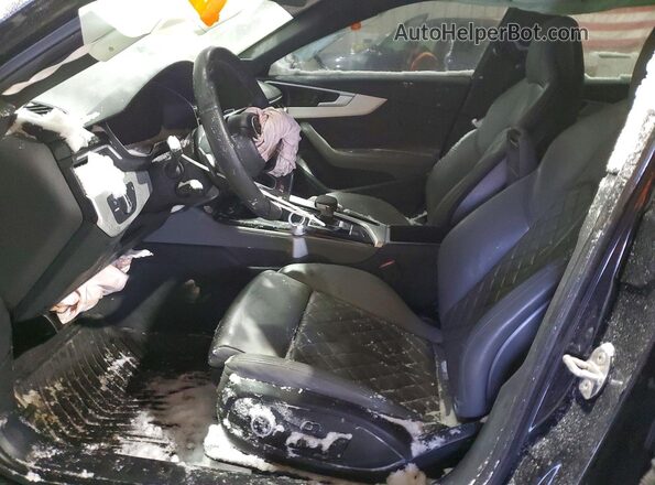 WAUB4AF40LA045478 2020 AUDI S4 Черный Вид салона спереди