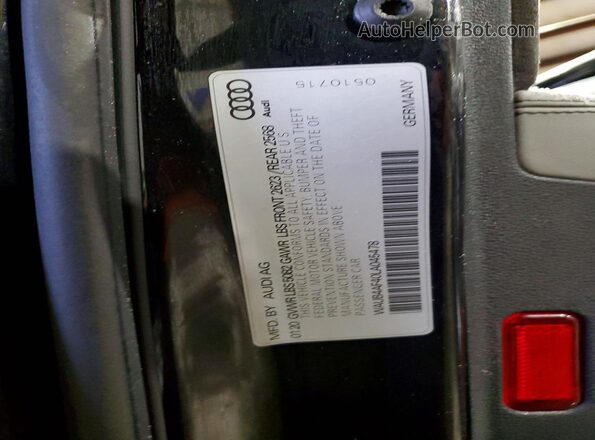 WAUB4AF40LA045478 2020 AUDI S4 Черный Вид подкапотного пространства