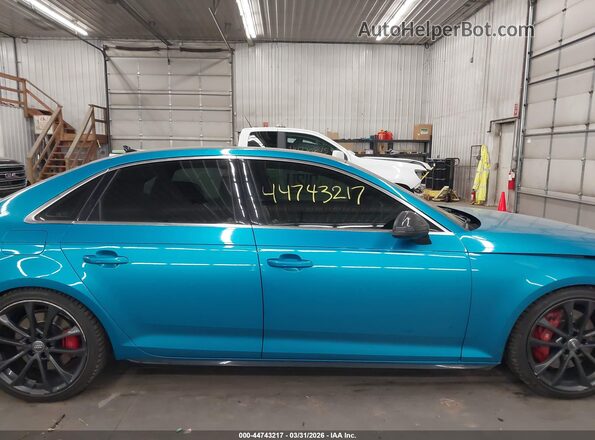 WAUB4AF42JA001592 2018 AUDI S4 Turquoise სალონის 360-გრადუსიანი ხედი