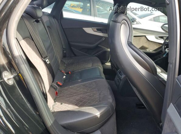 WAUB4AF44KA034904 2019 AUDI S4 Черный Вид задних сидений