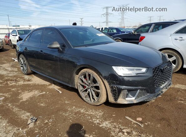 WAUB4AF44KA034904 2019 AUDI S4 Черный Передняя правая четверть
