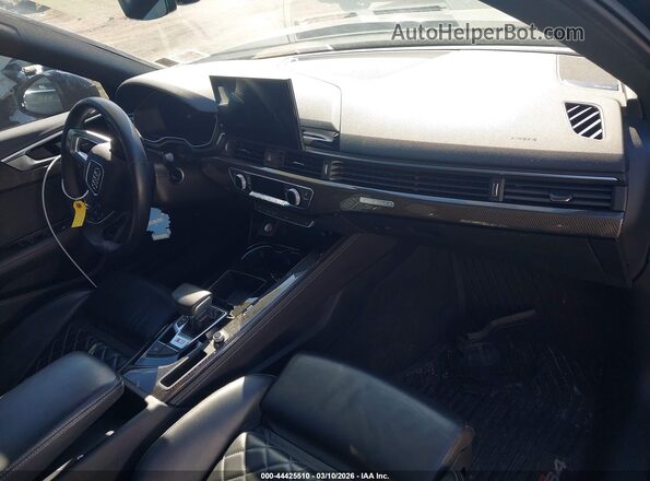WAUB4AF44NA033675 2022 AUDI S4 Gray Вид салону спереду