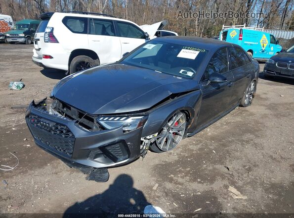 WAUB4AF44NA033675 2022 AUDI S4 Gray Передня ліва чверть