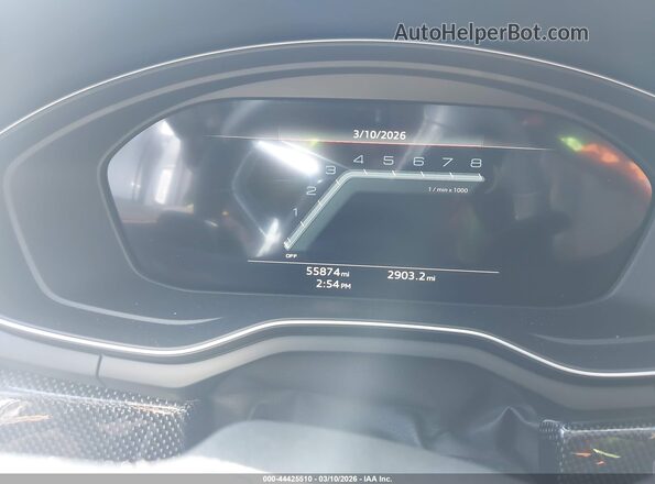 WAUB4AF44NA033675 2022 AUDI S4 Gray Вид задніх сидінь