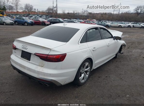 WAUB4AF46LA041502 2020 AUDI S4 Белый Задняя правая четверть