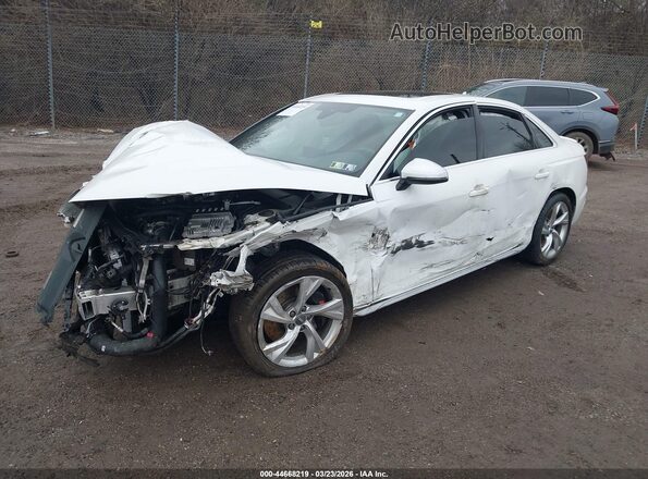 WAUB4AF46LA041502 2020 AUDI S4 Белый Передняя левая четверть