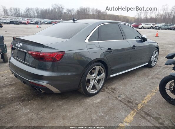 WAUB4AF47MA041946 2021 AUDI S4 Серый Задняя правая четверть