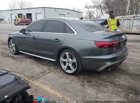 WAUB4AF47MA041946 2021 AUDI S4 Серый Задняя левая четверть