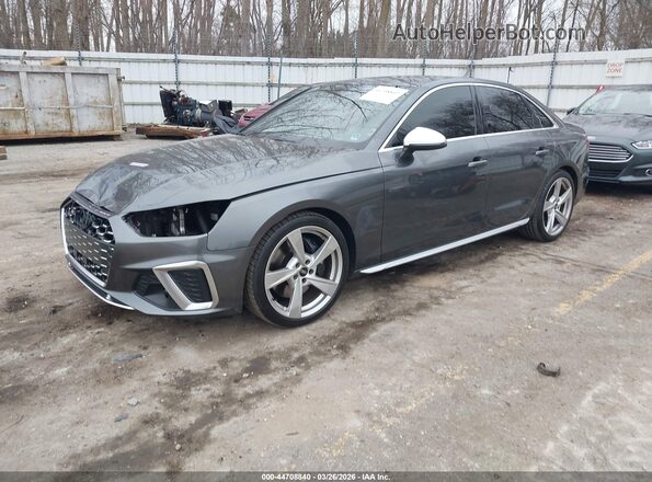 WAUB4AF47MA041946 2021 AUDI S4 Серый Передняя левая четверть