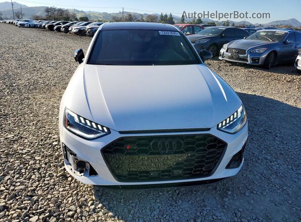 WAUB4AF47PA043121 2023 AUDI S4 Белый Вид спереди
