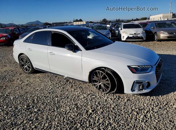 WAUB4AF47PA043121 2023 AUDI S4 Белый Передняя правая четверть