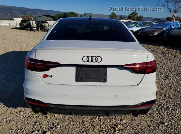 WAUB4AF47PA043121 2023 AUDI S4 Белый Вид сзади