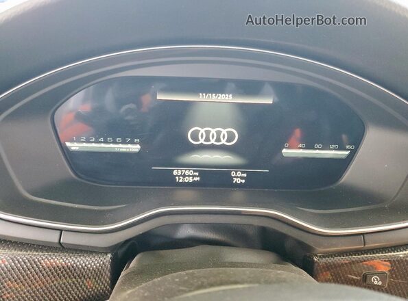 WAUB4AF49NA050245 2022 AUDI S4 Белый Вид щитка приборов