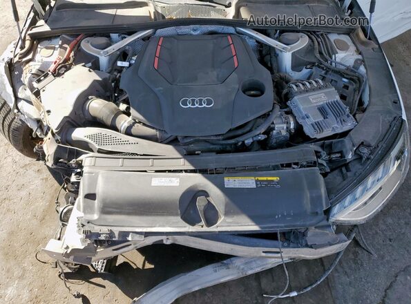 WAUB4AF49NA050245 2022 AUDI S4 Белый Вид задней части салона