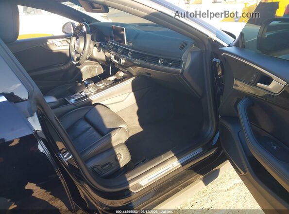WAUB4CF5XJA100858 2018 AUDI S5 Black Widok wnętrza z przodu
