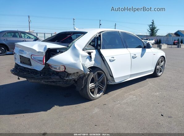 WAUBGAFL0GA001792 2016 AUDI S4 White Задня права чверть