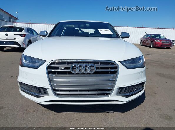 WAUBGAFL0GA001792 2016 AUDI S4 White Вид задньої частини салону