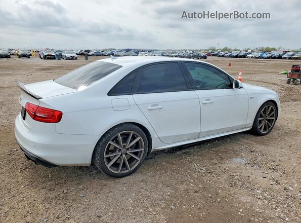 WAUBGAFL9GA002214 2016 AUDI S4 White Задня права чверть