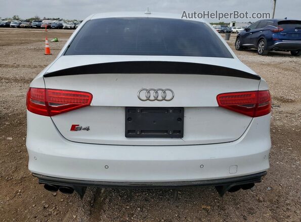 WAUBGAFL9GA002214 2016 AUDI S4 White Вид ззаду