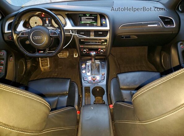 WAUBGAFLXGA009365 2016 AUDI S4 Серый Вид панели приборов