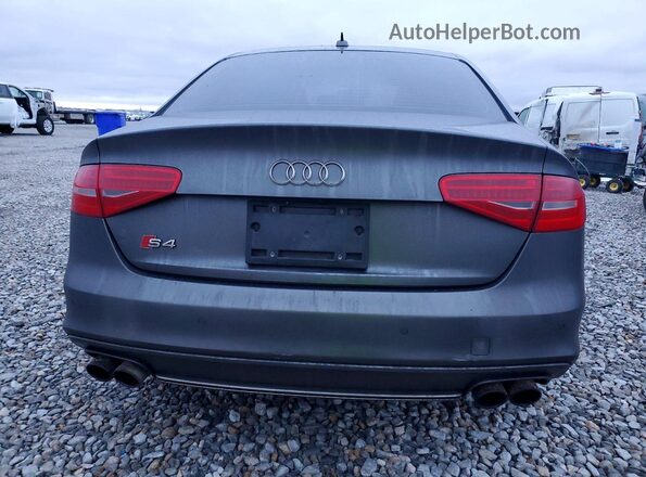 WAUBGAFLXGA009365 2016 AUDI S4 Серый Вид сзади