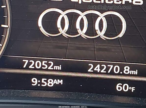 WAUBNCF58KA073528 2019 AUDI OTHER Gray 