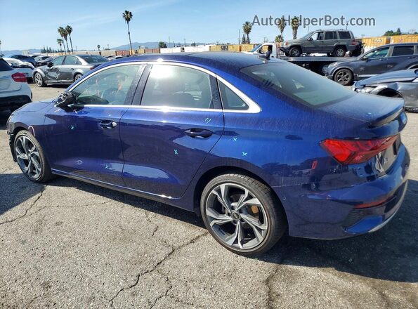 WAUBUDGY3NA076987 2022 AUDI OTHER Blue Trasero izquierdo