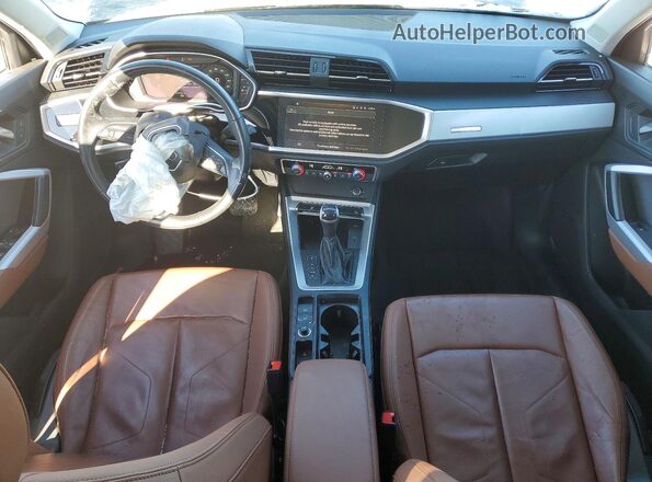 WAUBYAF32P1005453 2023 AUDI Q3 Black Առջևի վահանակի տեսք