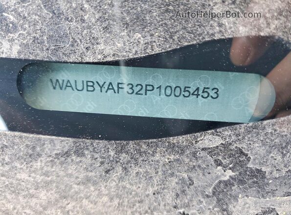 WAUBYAF32P1005453 2023 AUDI Q3 Black VIN կոդի պիտակի տեսք