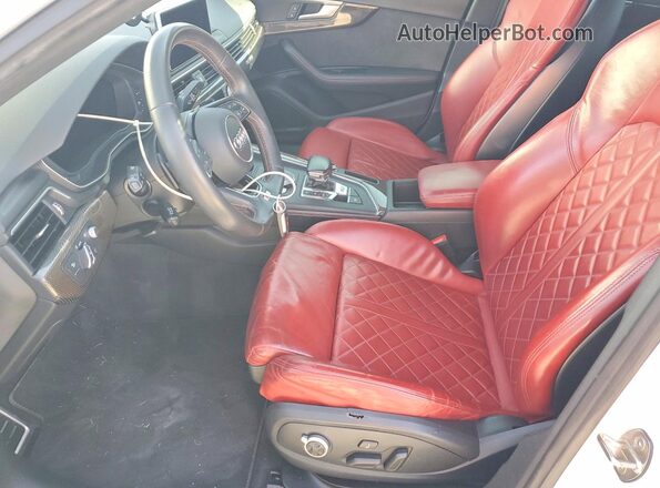 WAUC4AF41KA013691 2019 AUDI S4 White Vista interior delantera