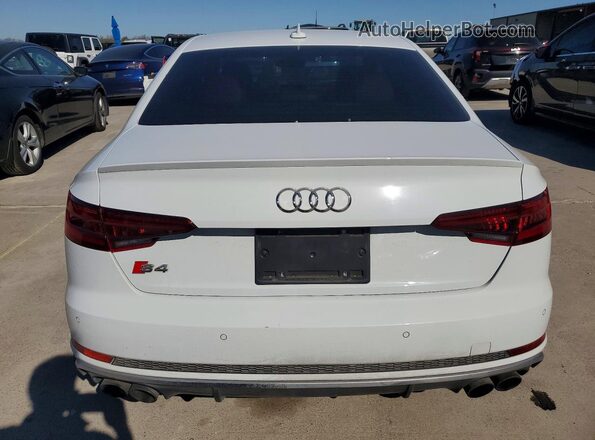 WAUC4AF41KA013691 2019 AUDI S4 White Vista trasera