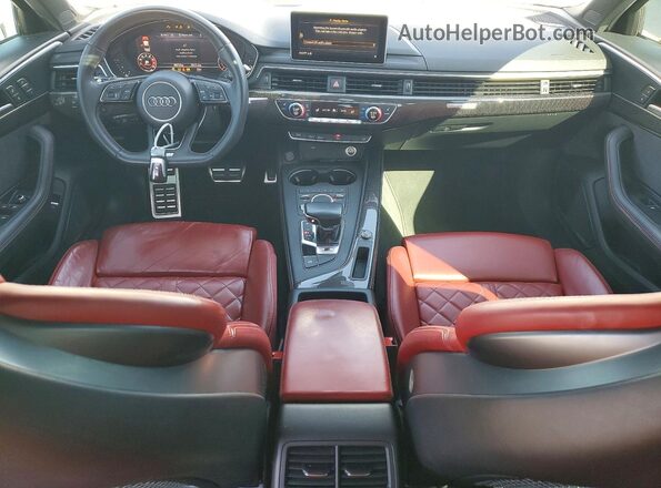 WAUC4AF41KA013691 2019 AUDI S4 White Vista del salpicadero