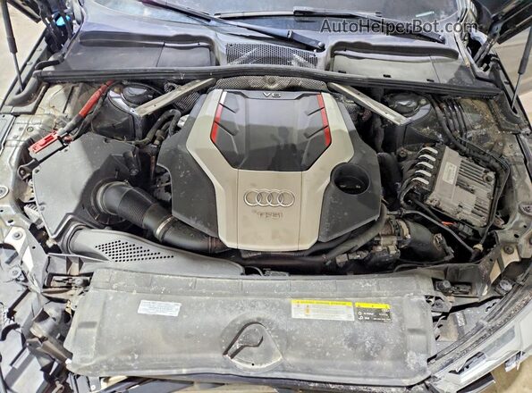 WAUC4AF45KA009949 2019 AUDI S4 Gray Widok wnętrza z tyłu