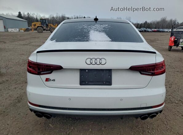 WAUC4AF46KA082439 2019 AUDI S4 Белый Вид сзади