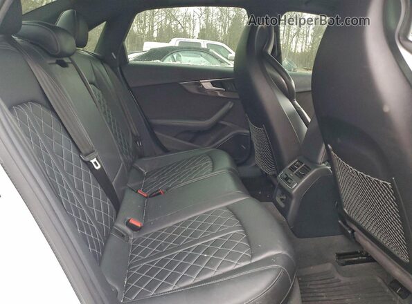 WAUC4AF46KA082439 2019 AUDI S4 Белый Вид задних сидений
