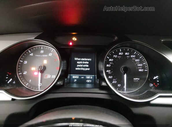 WAUC4AFR4GA026602 2016 AUDI S5 Black უკანა სავარძლების ხედი
