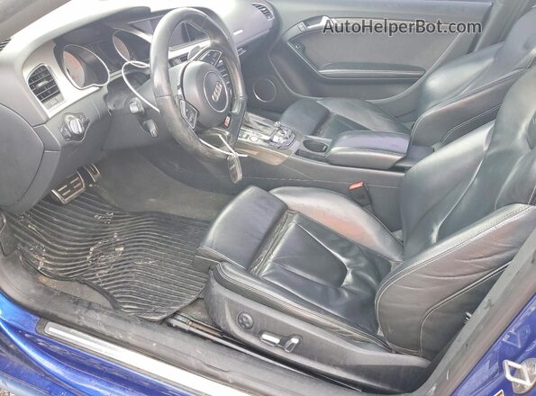 WAUC4AFR4HA000745 2017 AUDI S5 Синий Вид салона спереди