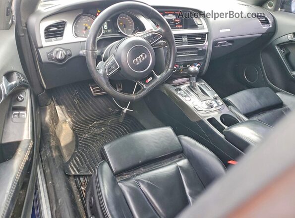 WAUC4AFR4HA000745 2017 AUDI S5 Синий Вид панели приборов