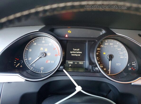 WAUC4AFR6GA011406 2016 AUDI S5 Gray Вид щитка приладів