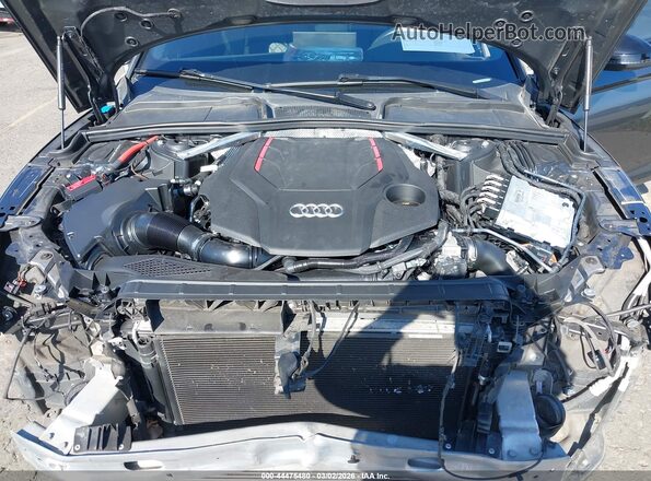 WAUC4CF50NA022441 2022 AUDI S5 Gray Вид ззаду