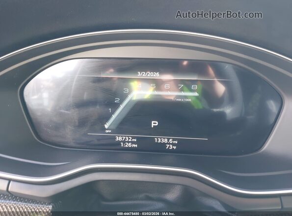 WAUC4CF50NA022441 2022 AUDI S5 Gray Вид задніх сидінь