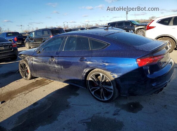 WAUC4CF53RA056217 2024 AUDI S5 Blue Հետևի ձախ