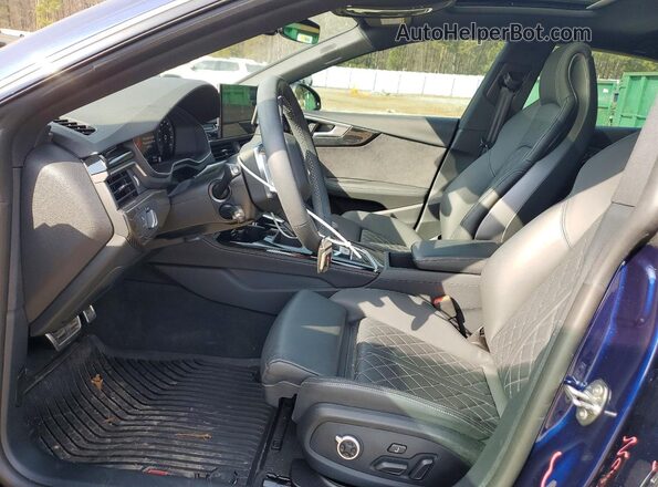 WAUC4CF54SA002527 2025 AUDI S5 Blue Widok wnętrza z przodu
