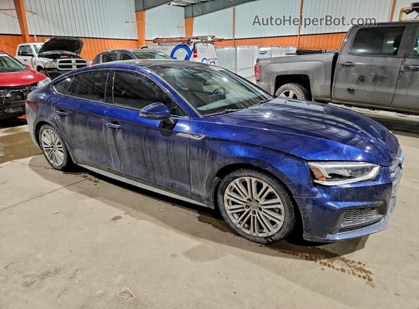 WAUC4CF55KA015576 2019 AUDI S5 Синий Передняя правая четверть