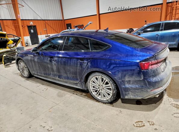 WAUC4CF55KA015576 2019 AUDI S5 Синий Задняя левая четверть