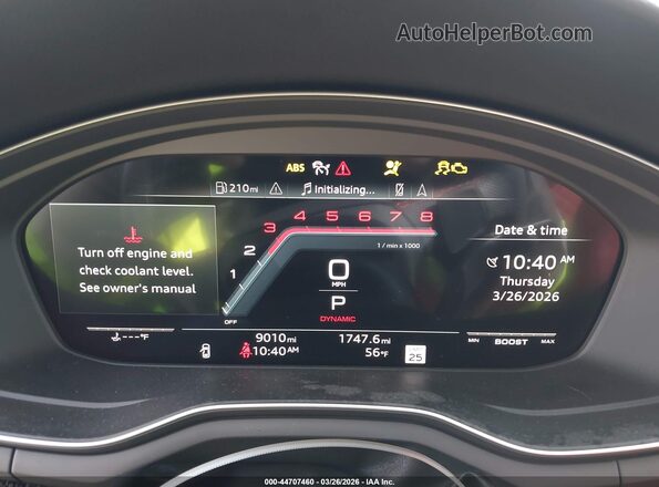 WAUC4CF59SA017024 2025 AUDI S5 White Vista de los asientos traseros