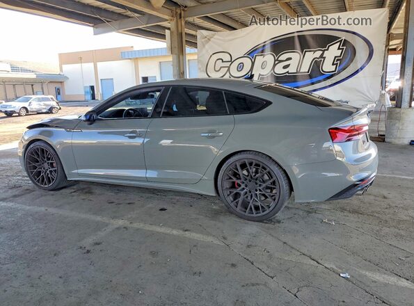 WAUC4CF5XMA062413 2021 AUDI S5 Gray Trasero izquierdo
