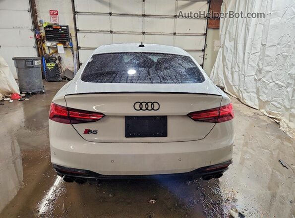 WAUC4CF5XSA014665 2025 AUDI S5 White Հետևի տեսք