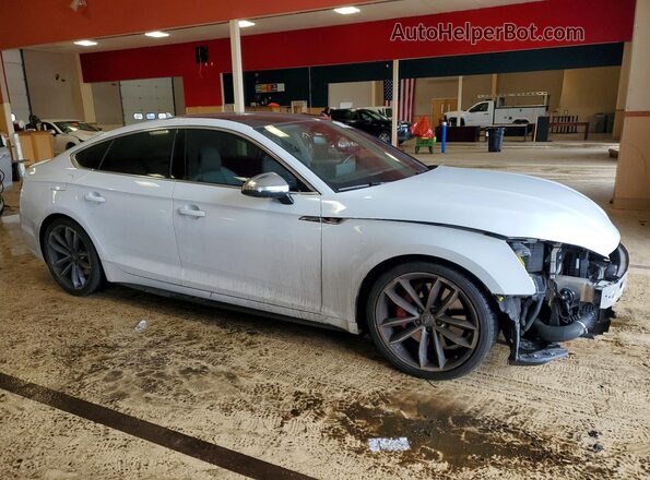 WAUC4DF50JA027963 2018 AUDI S5 Белый Передняя правая четверть