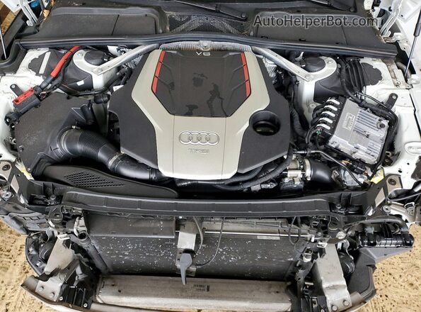 WAUC4DF50JA027963 2018 AUDI S5 Белый Вид задней части салона